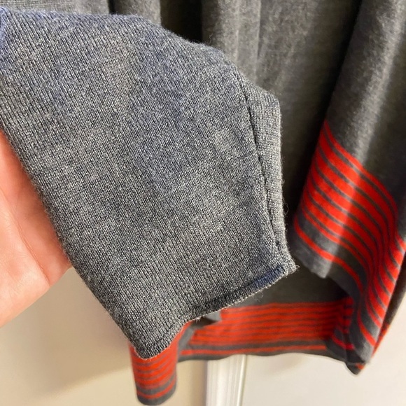 Eileen Fisher sweater cardigan grey merino wool Medium - Picture 5 of 8